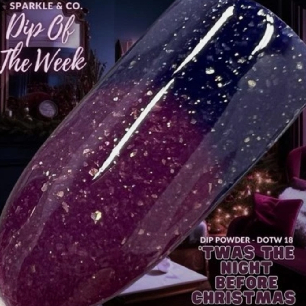 New Sparkle & Co 'Twas The Night Before Christmas Dip Powder